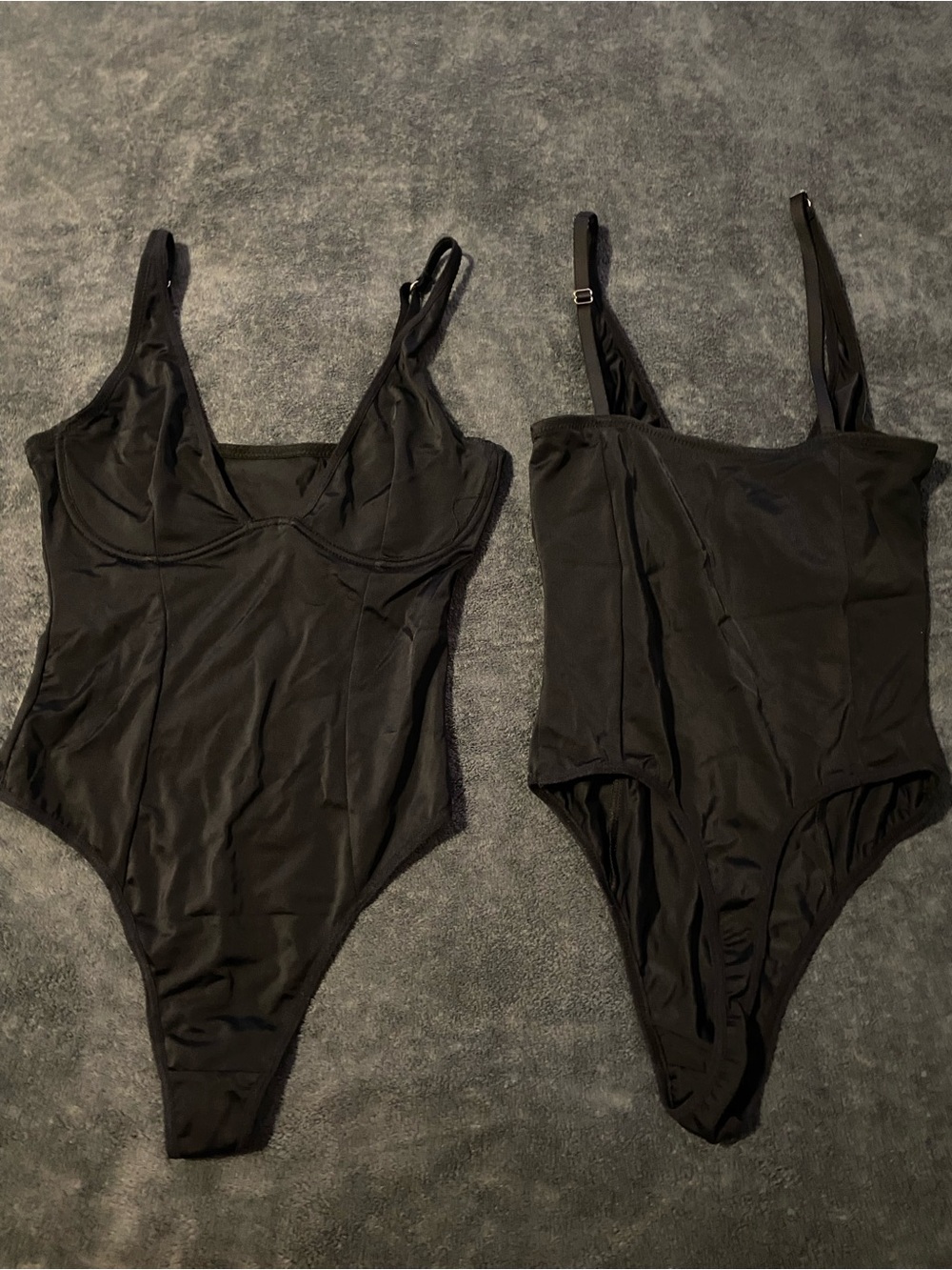 SHEIN Black One-Piece Shapewear Bodysuit